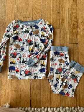 Little Sleepies Construction Truck 2T Long Sleeve/Pants Pajama Set